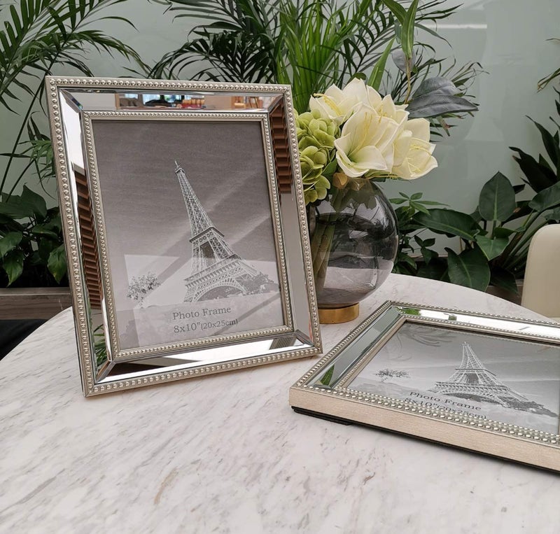 Meetart 8x10 2 Pack Mirror Photo Frames Sets for Wall Pictures Decor or Table Stand - Image 3